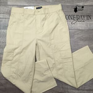 Social Standard Portside Cargo Crop Pants Size XL